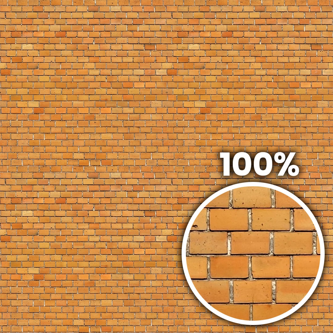 Tiling preview of an orange brick wall