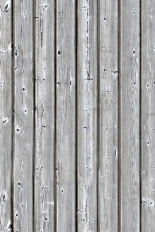 Vertical Wood Planks Facade
