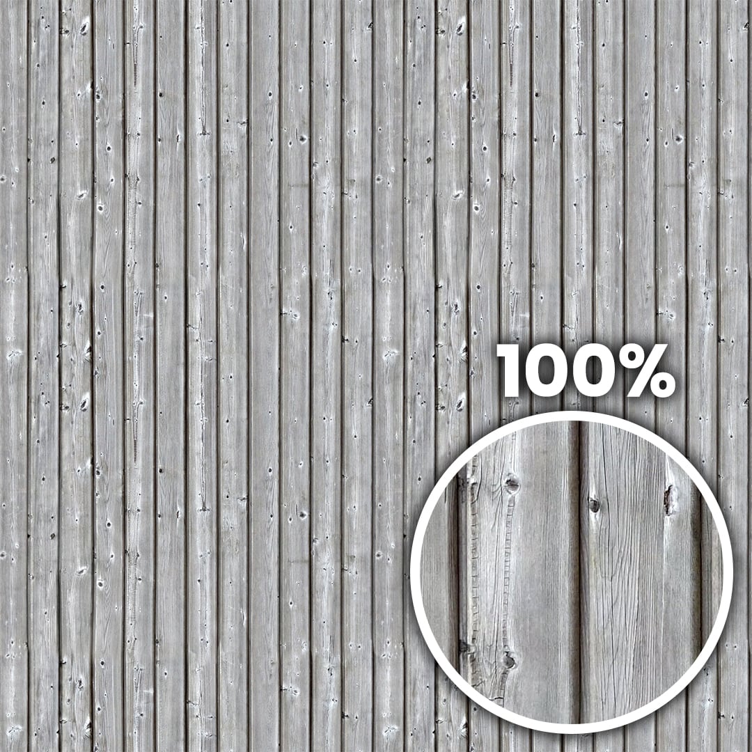 Tiling preview of a vertical wood planks facade in natural color