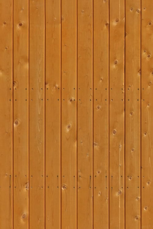 Varnished Exterior Wood Paneling