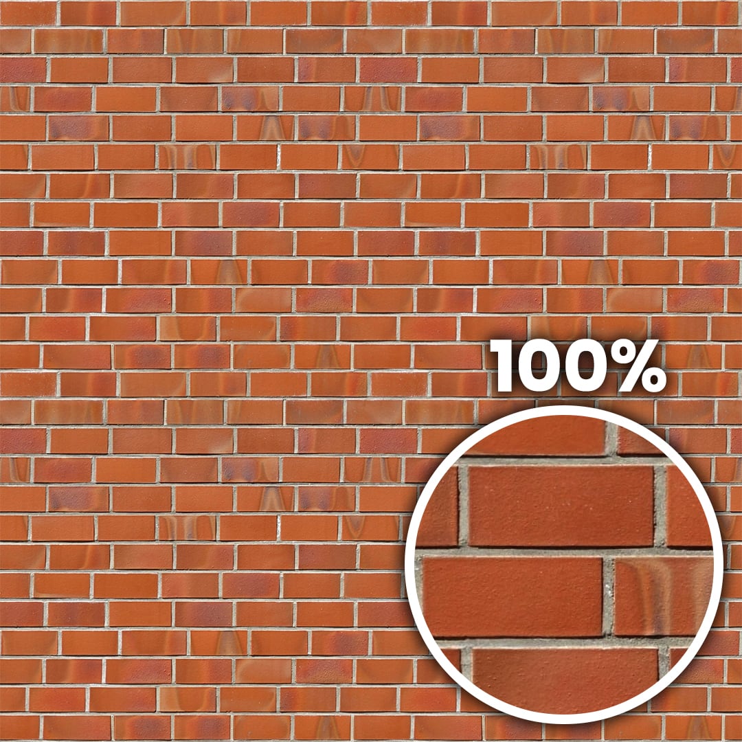 Tiling preview of a decorative orange brick wall