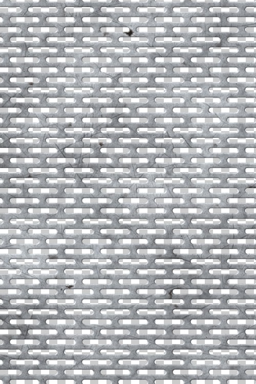 Rusted Horizontal Lines Perforated Metal Sheet