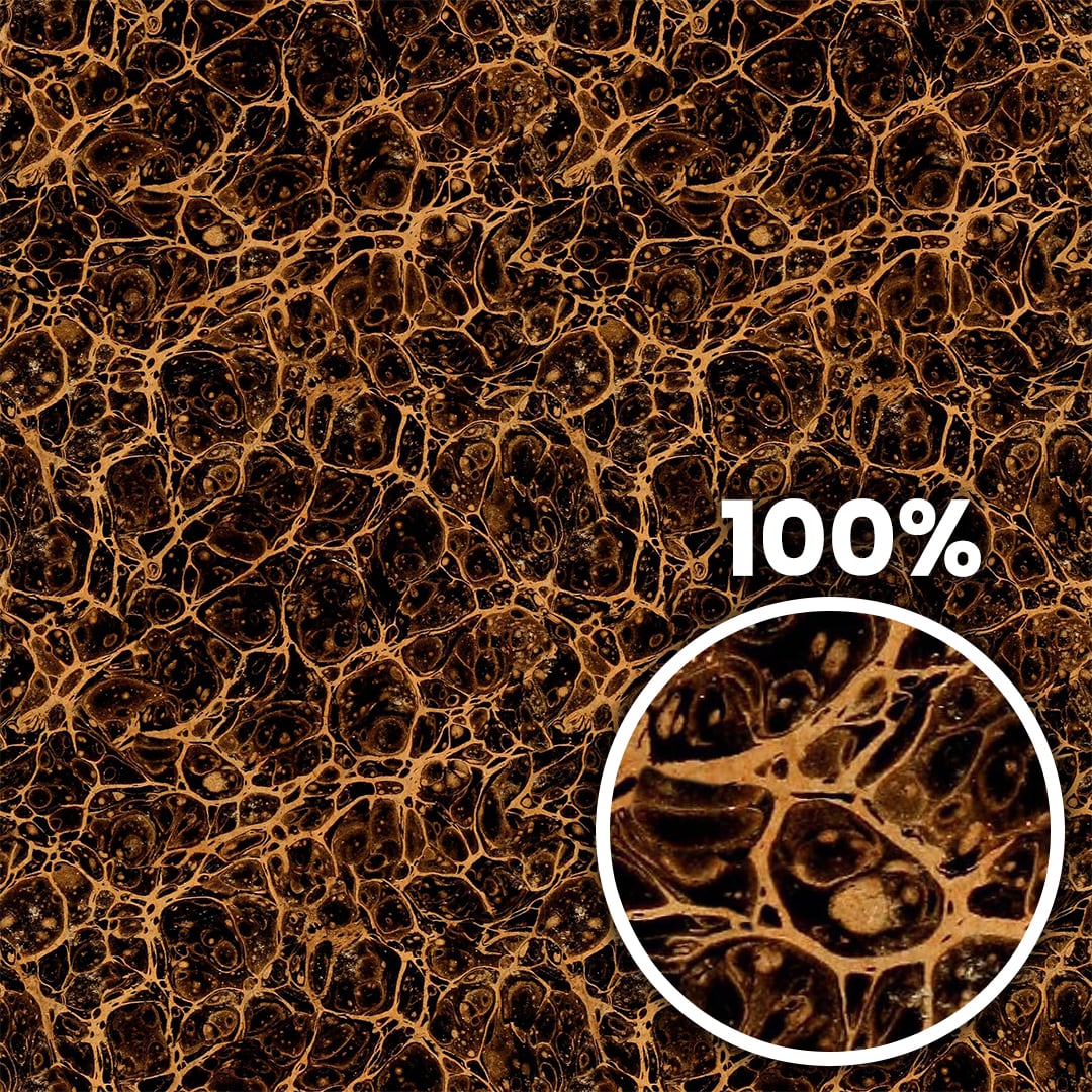 Tiling preview of a marbled book cover with light and dar brown colors
