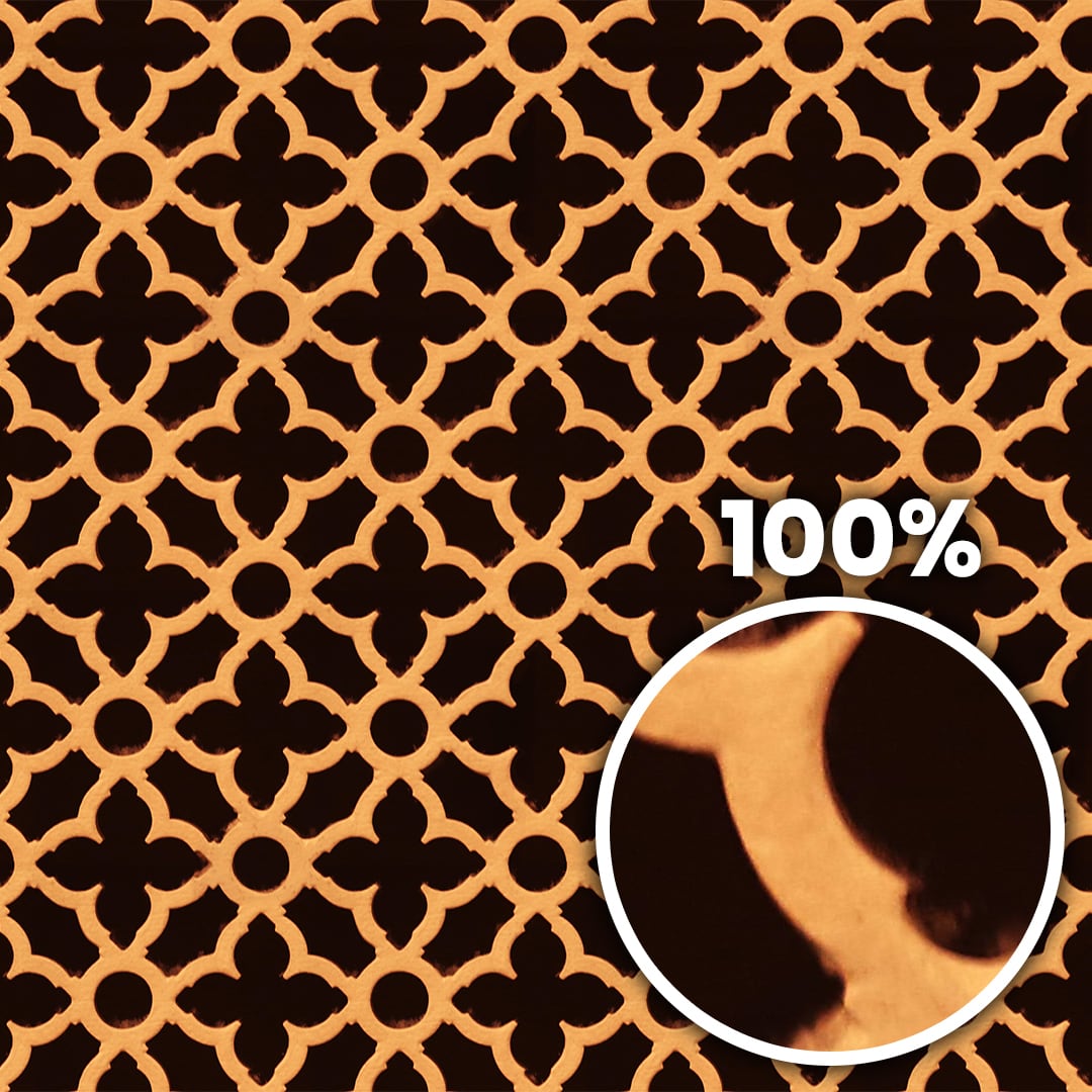 Tiling preview of an ornamental concrete screen walls