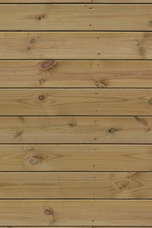 Outdoor Wood Plank Separation Wall