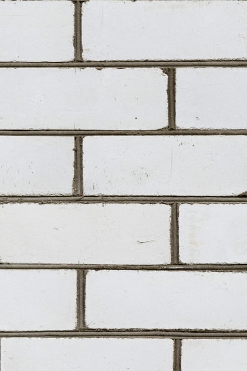 White Foam Concrete Brick Wall