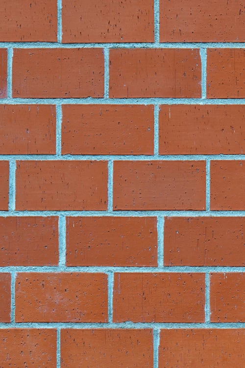 Big Decorative Red Brick Wall