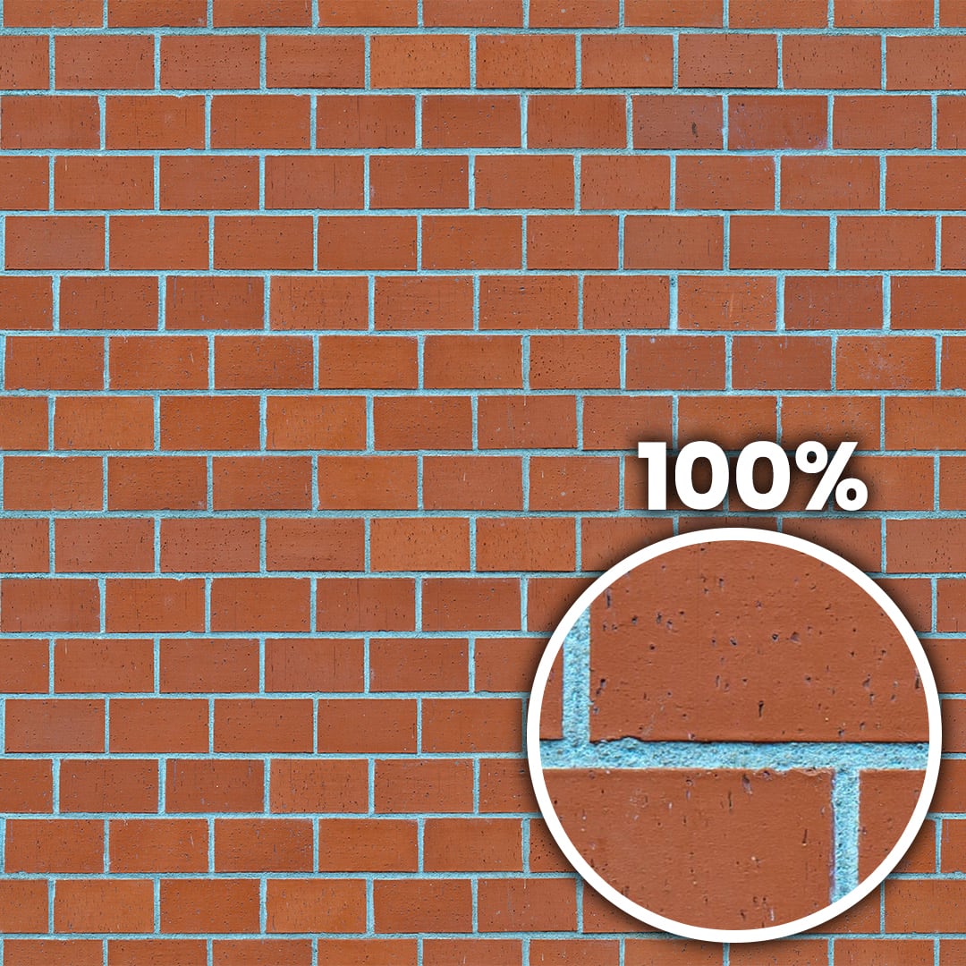 Tiling preview of a decorative brick wall with bigger and more squareish bricks