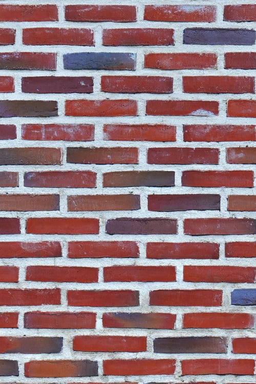 Multicoloured Decorative Brick Wall