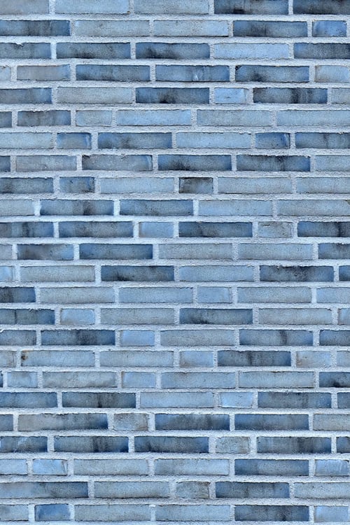 Monochrome Black & White Decorative Brick Wall