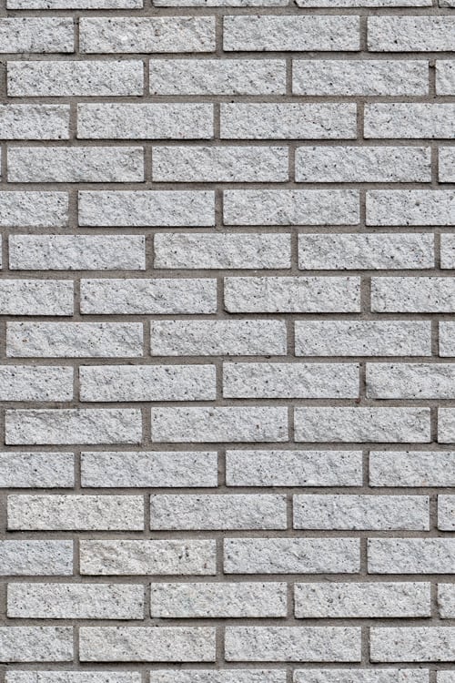 White Stonelike Decorative Brick Wall