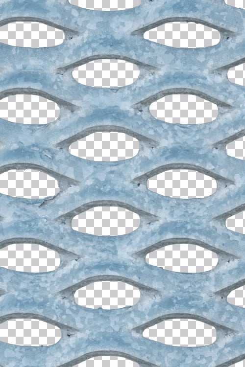 Galvanized Expanded Steel Grille Mesh
