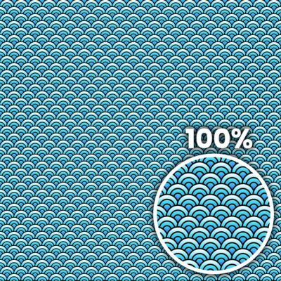 Japanese Abstract Waves Pattern - Seamless Texture