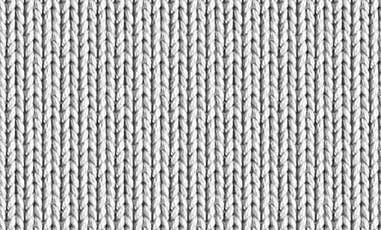 White knitted polyester fabric