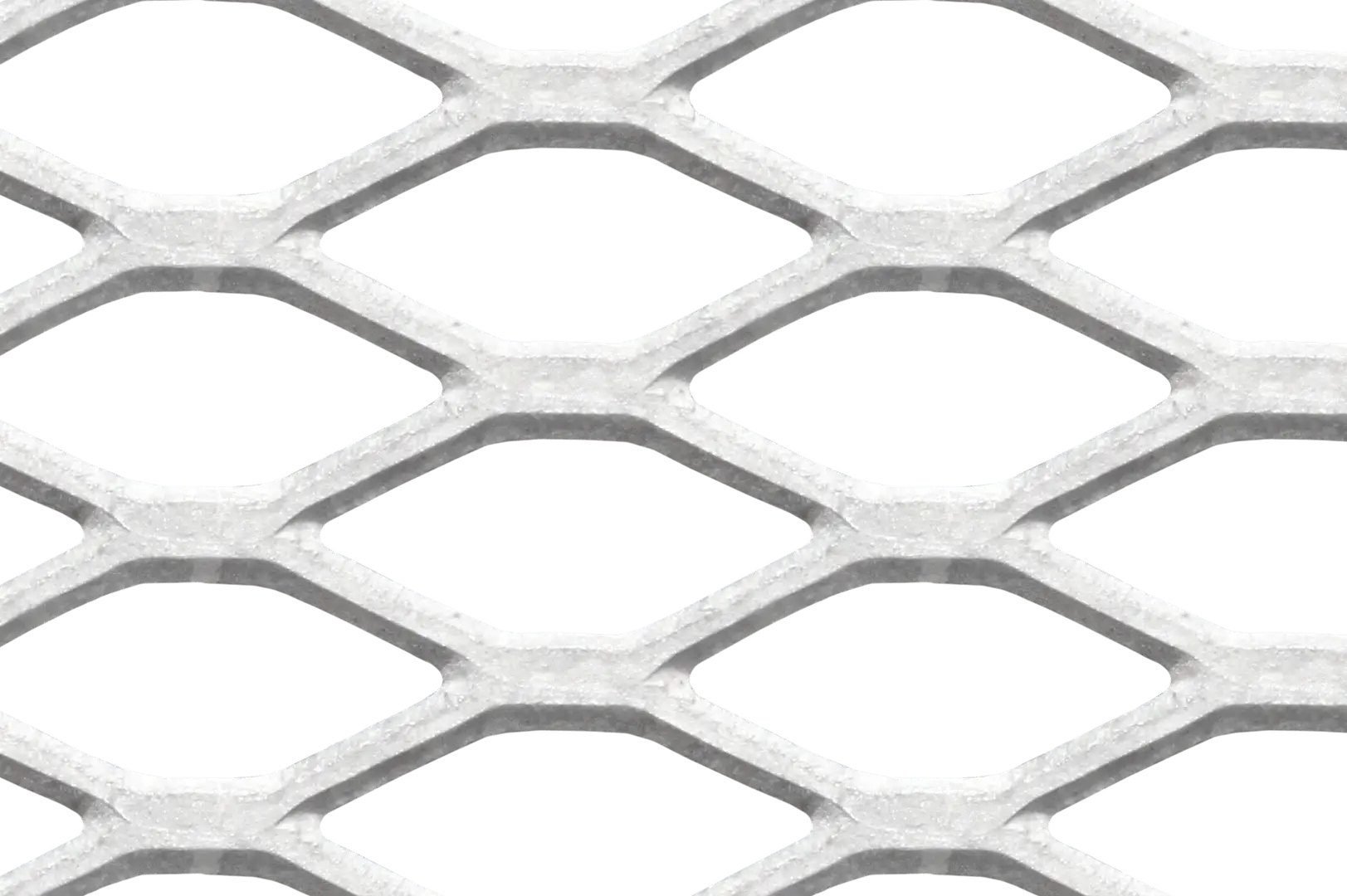 Close-up of a heavy duty steel grille mesh