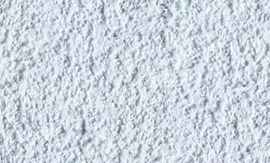 White textured plaster wall