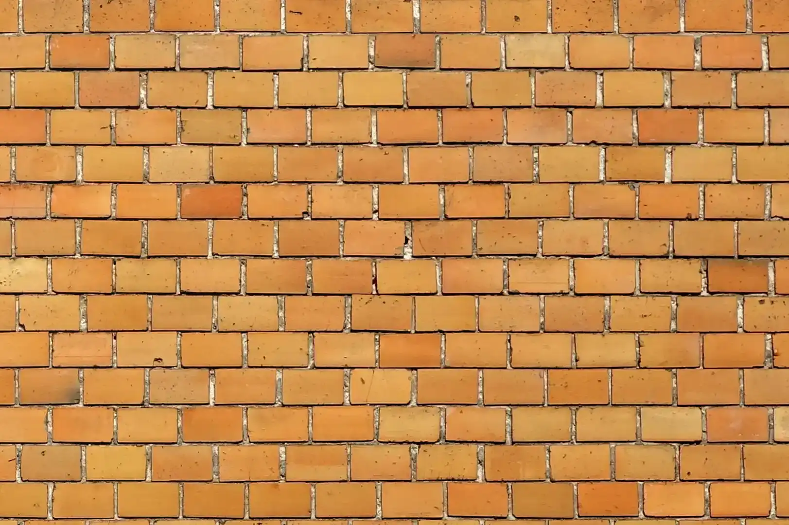 Close-up of an orange brick wall