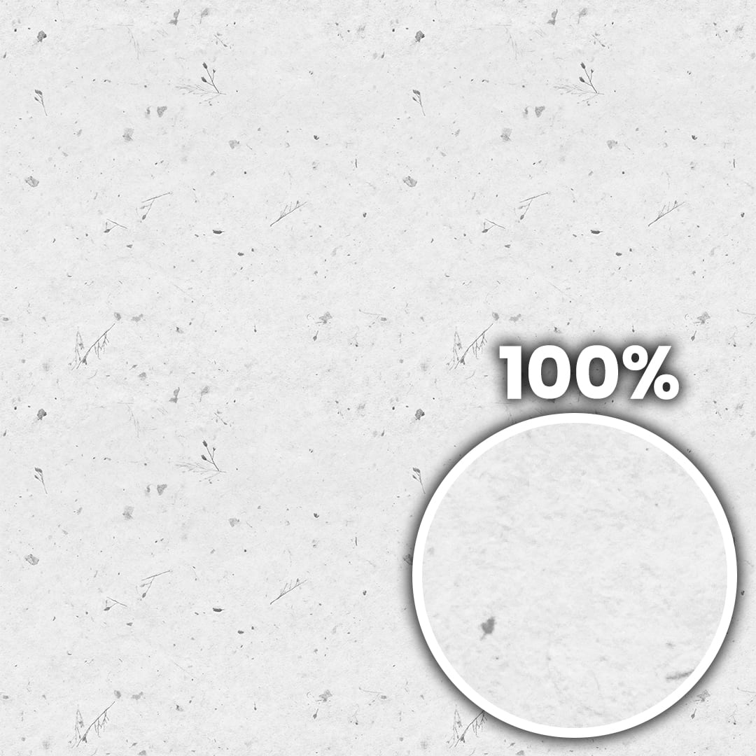 Tiling preview of a handmade paper with plant bits