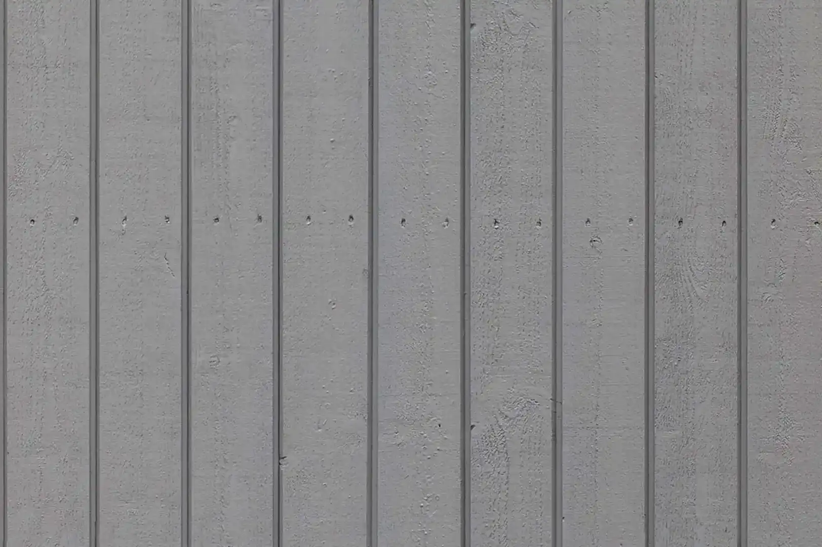 Close-up of an exterior vertical wainscot