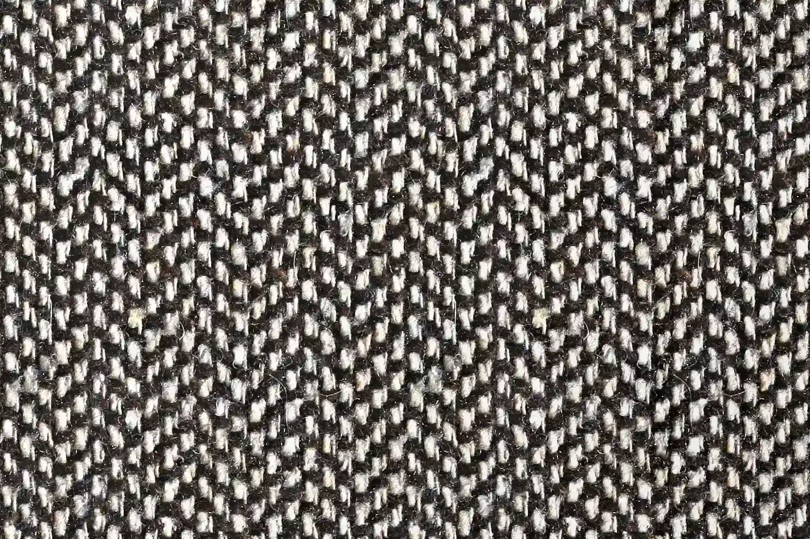 Close-up of a heavy zigzag woven winter jacket fabric