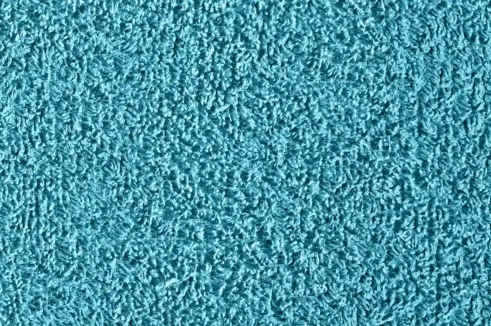 Close-up of a blue fluffy cotton towel