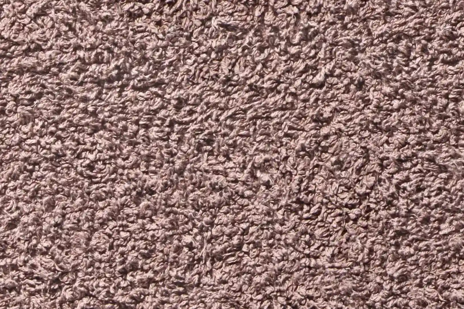 Close-up of a brown fluffy cotton towel