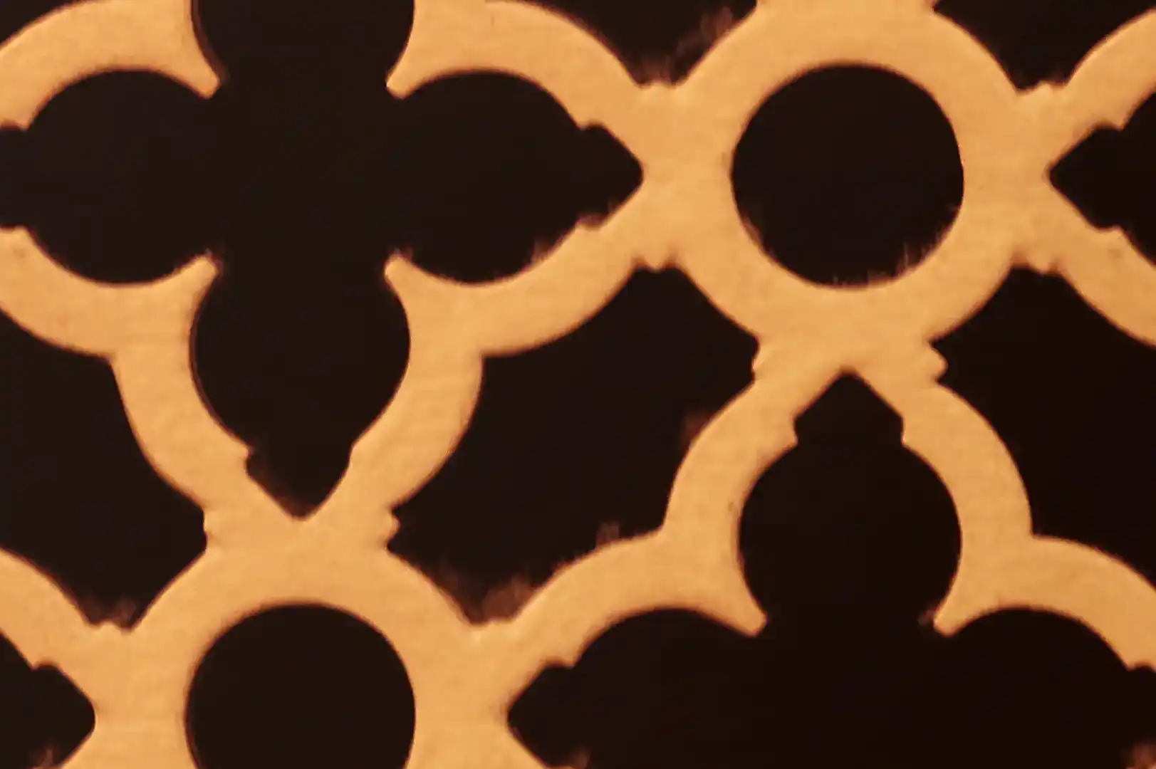 Close-up of an ornamental concrete screen walls