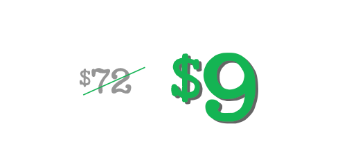 promo composition comprised from text and price